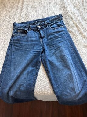 Aeropostale Baggy Wide Leg Blue Jeans